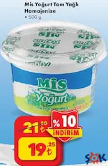 MİS YOĞURT TAM YAĞLI HOMOJENİZE 500 G MİS YOĞURT TAM YAĞLI HOMOJENİZE 500 G
